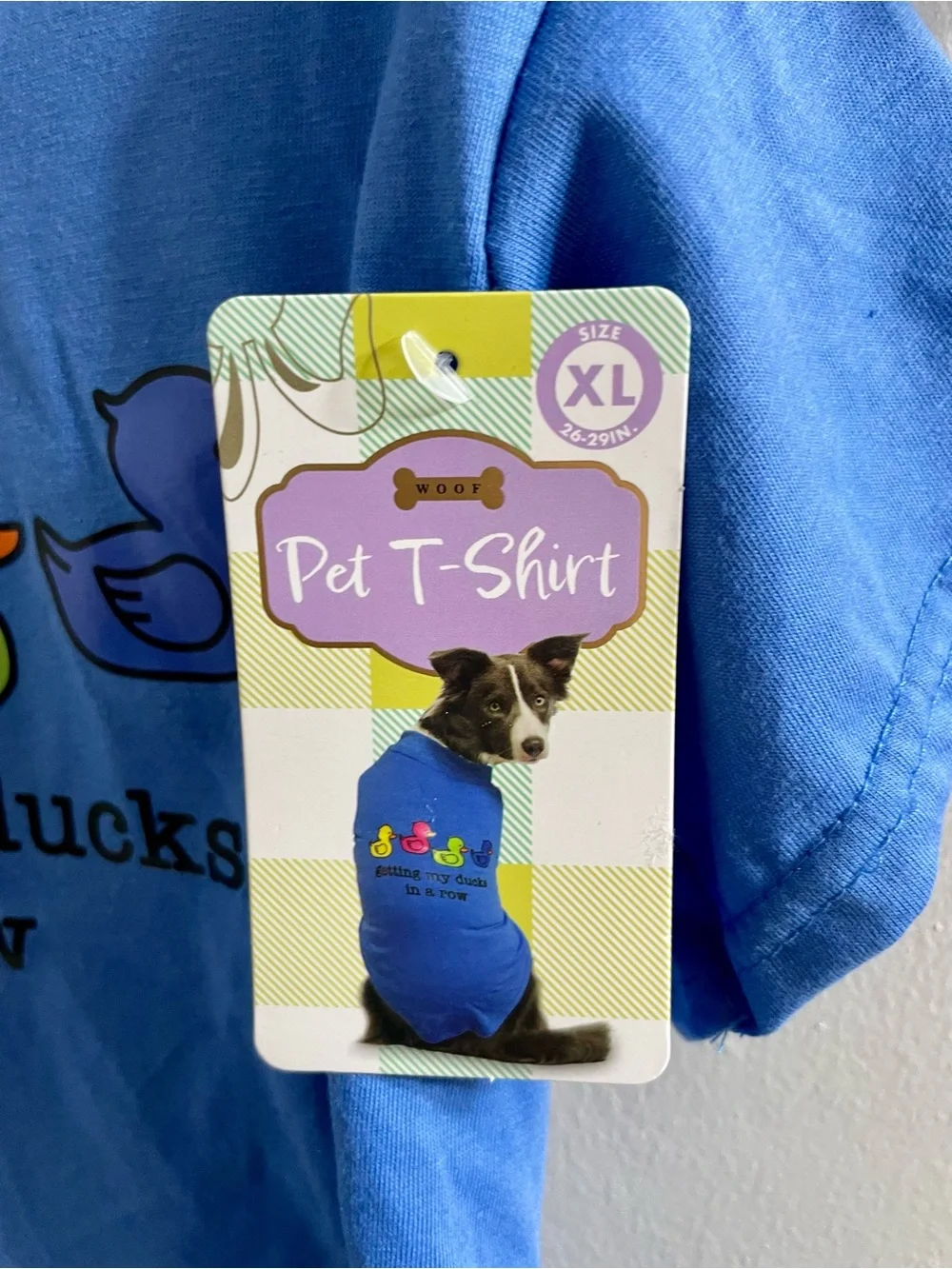 Pet Blue 'Getting My Ducks in a Row' T-Shirt XL Size See Chart For Fit NWT